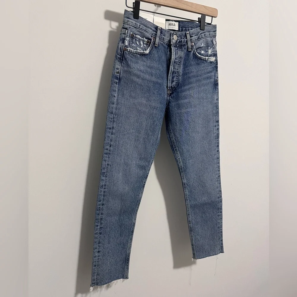 Agolde Jamie High Rise Classic Jeans in Livestream Tapered